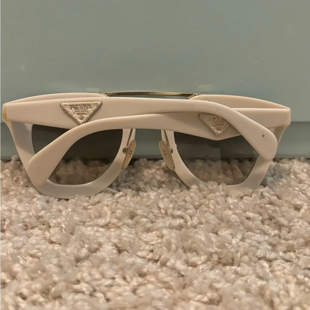 Prada cute cream glasses. - Picture 2 of 2